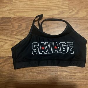 Savage barbell sports bra